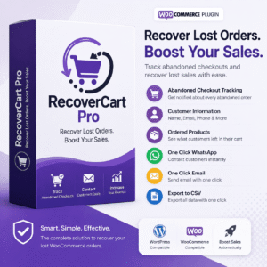 RecoverCart pro (Lifetime Plugin)